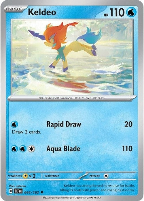 Image for Keldeo (044/162) - Pokemon