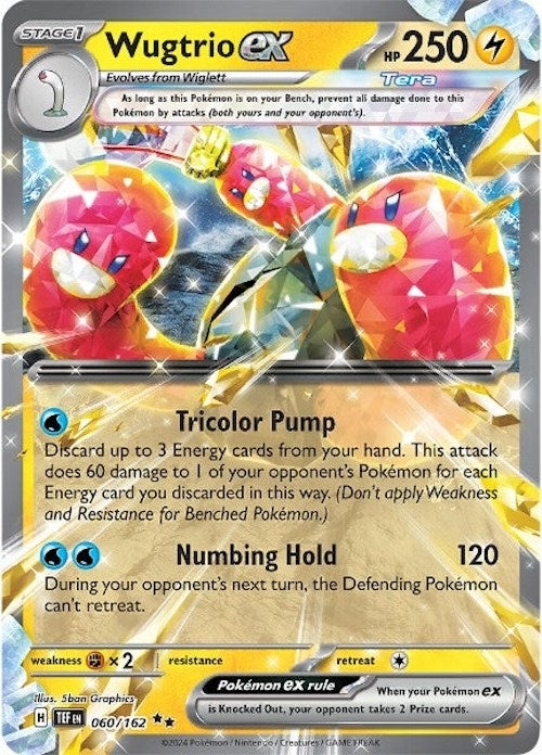 Image for Wugtrio ex (060/162) - Pokemon