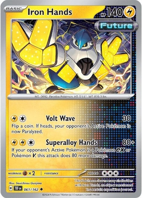 Image for Iron Hands (061/162) - Pokemon