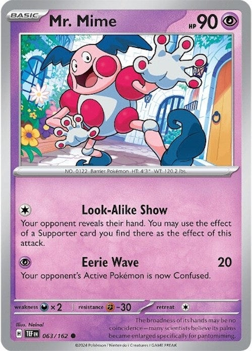 Image for Mr. Mime (063/162) - Pokemon