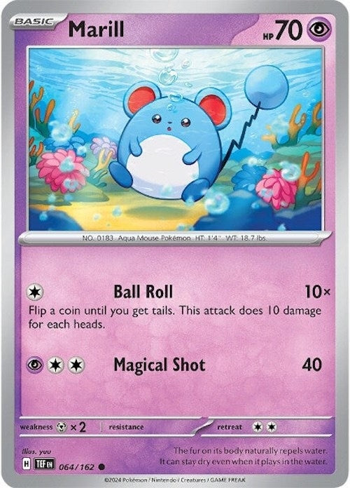 Image for Marill (064/162) - Pokemon