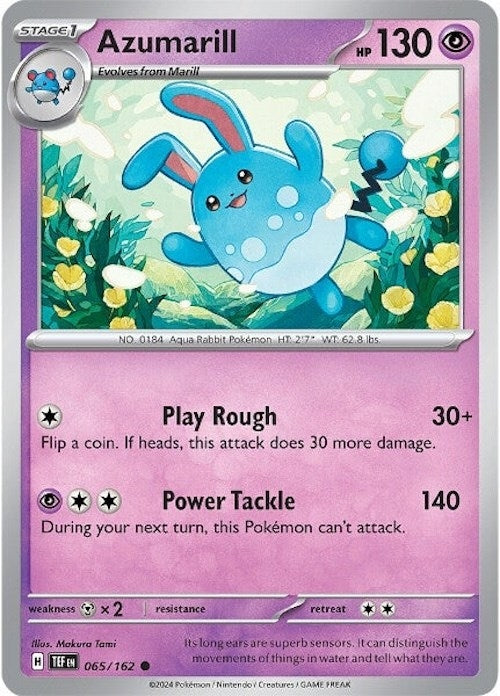 Image for Azumarill (065/162) - Pokemon