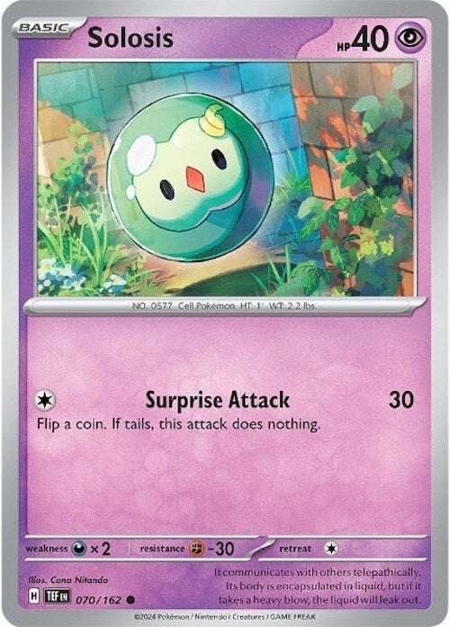 Image for Solosis (070/162) - Pokemon
