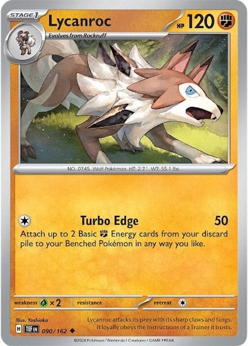 Image for Lycanroc (090/162) - Pokemon