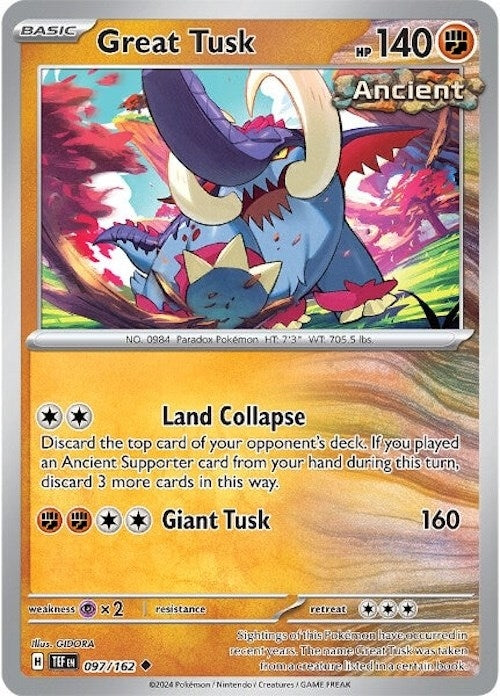 Image for Great Tusk (097/162) - Pokemon