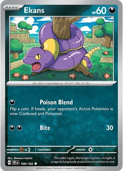 Image for Ekans (100/162) - Pokemon