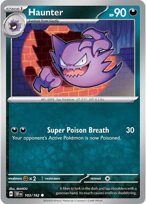 Image for Haunter (103/162) - Pokemon