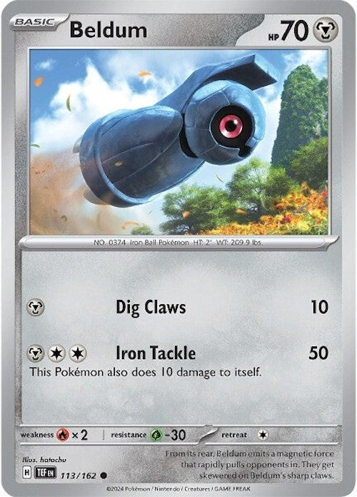 Image for Beldum (113/162) - Pokemon