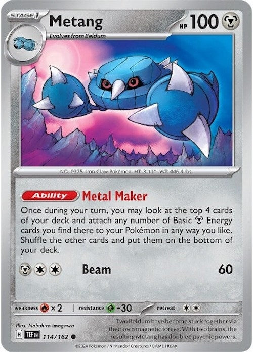 Image for Metang (114/162) - Pokemon