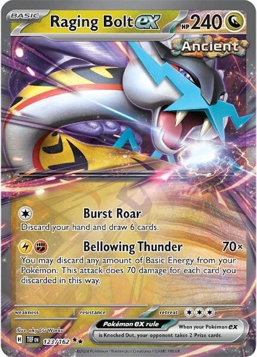 Image for Raging Bolt ex (123/162) - Pokemon