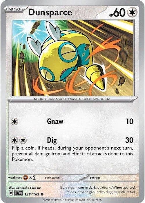 Image for Dunsparce (128/162) - Pokemon
