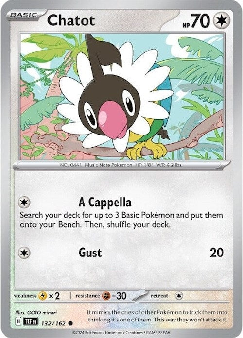 Image for Chatot (132/162) - Pokemon