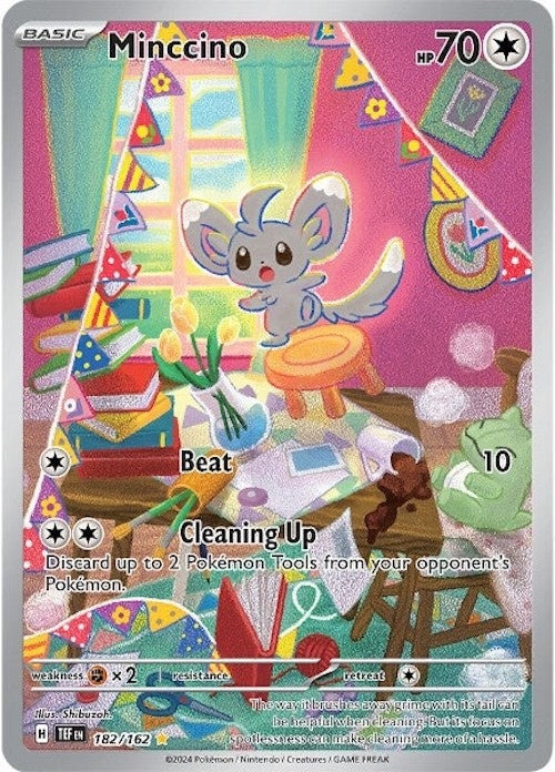 Image for Minccino (182/162) - Pokemon