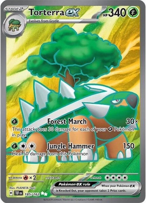 Image for Torterra ex (185/162) - Pokemon