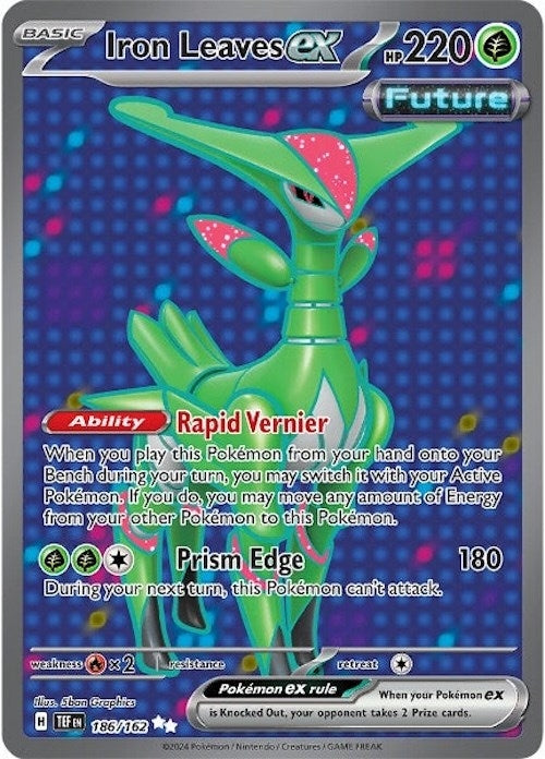 Image for Iron Leaves ex (186/162) - Pokemon