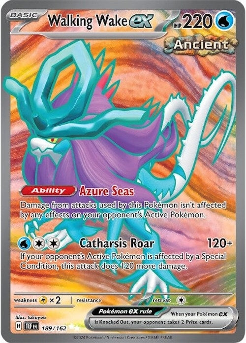 Image for Walking Wake ex (189/162) - Pokemon