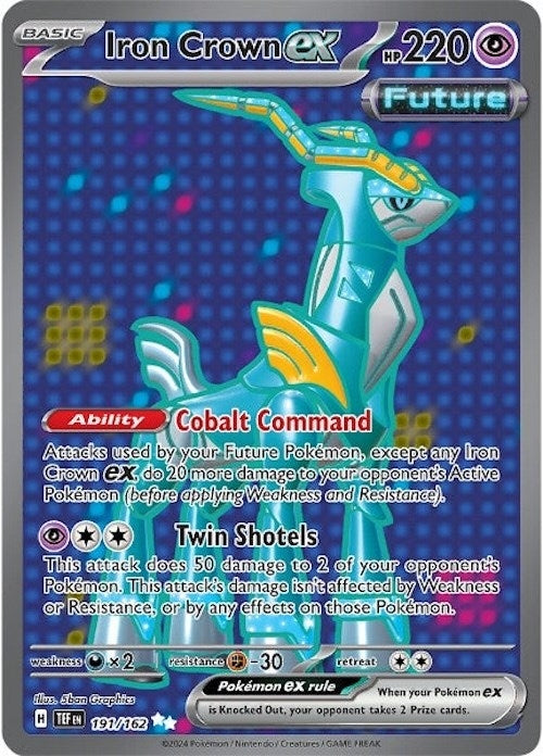 Image for Iron Crown ex (191/162) - Pokemon