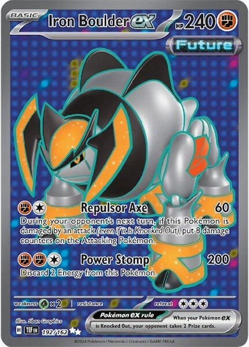 Image for Iron Boulder ex (192/162) - Pokemon
