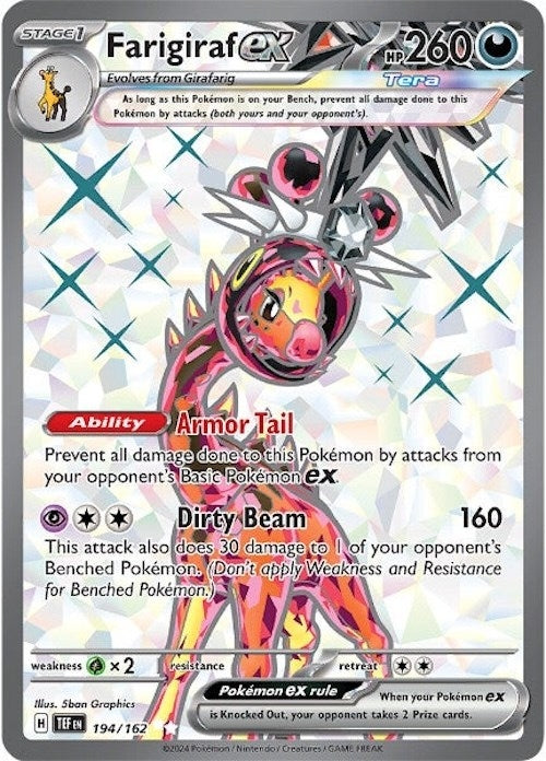 Image for Farigiraf ex (194/162) - Pokemon