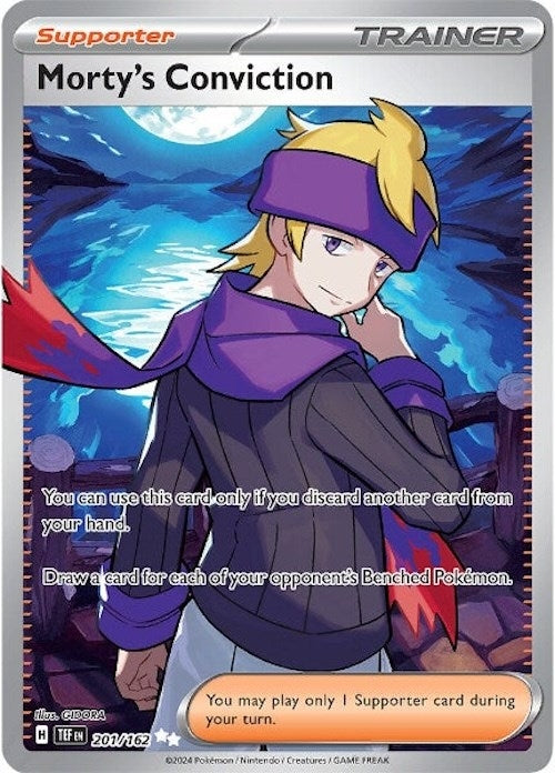 Image for Morty's Conviction (201/162) - Pokemon
