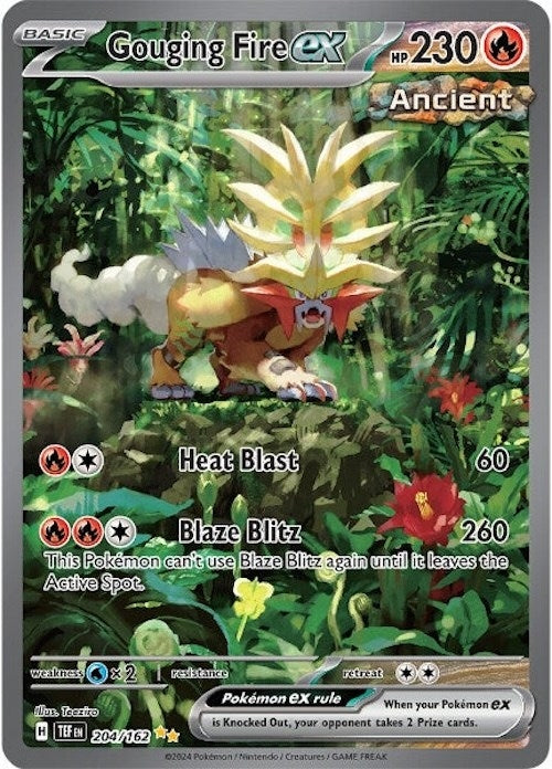 Image for Gouging Fire ex (204/162) - Pokemon