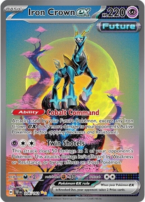 Image for Iron Crown ex (206/162) - Pokemon