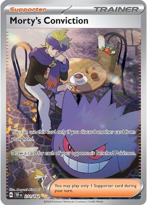 Image for Morty's Conviction (211/162) - Pokemon