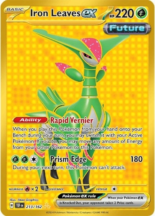 Image for Iron Leaves ex (213/162) - Pokemon