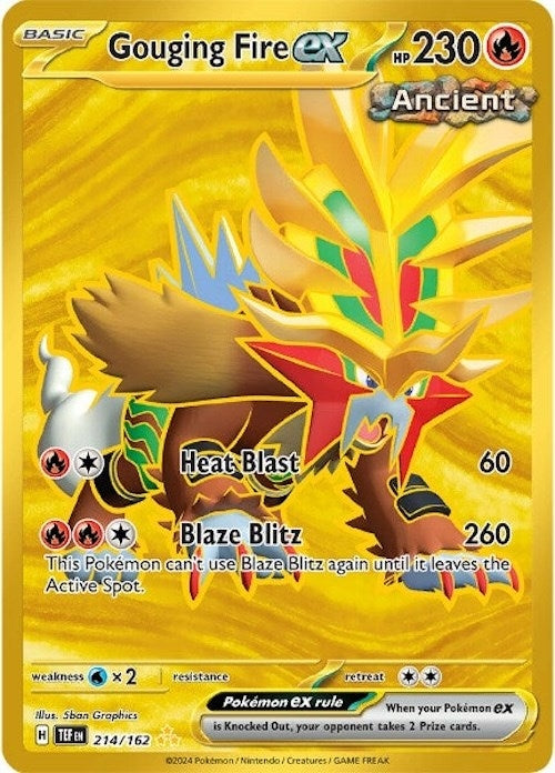 Image for Gouging Fire ex (214/162) - Pokemon