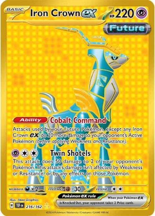 Image for Iron Crown ex (216/162) - Pokemon