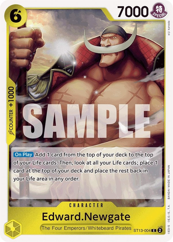 Image for Edward.Newgate (ST13-004) - One Piece Card Game