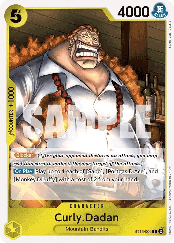 Image for Curly.Dadan (ST13-006) - One Piece Card Game