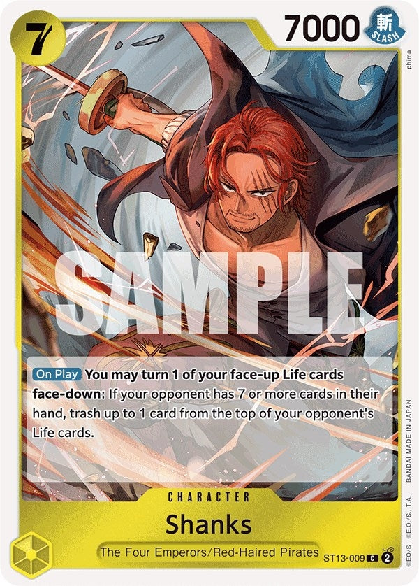 Image for Shanks (ST13-009) - One Piece Card Game