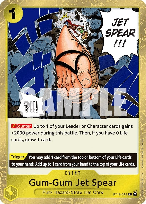 Image for Gum-Gum Jet Spear (ST13-018) - One Piece Card Game