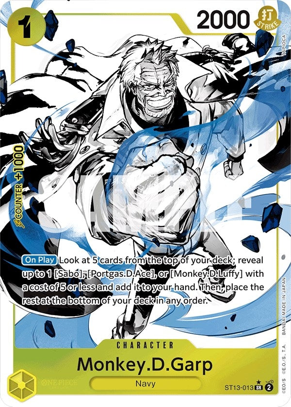 Image for Monkey.D.Garp (Parallel) (ST13-013) - One Piece Card Game
