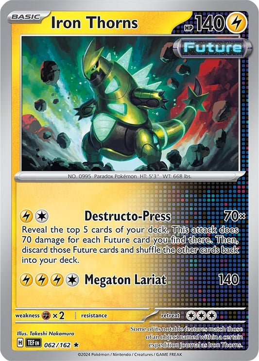 Image for Iron Thorns (062/162) - Pokemon
