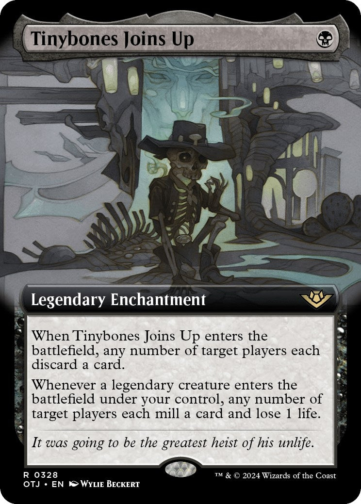 Image for Tinybones Joins Up (Extended Art) (328) - Magic: The Gathering