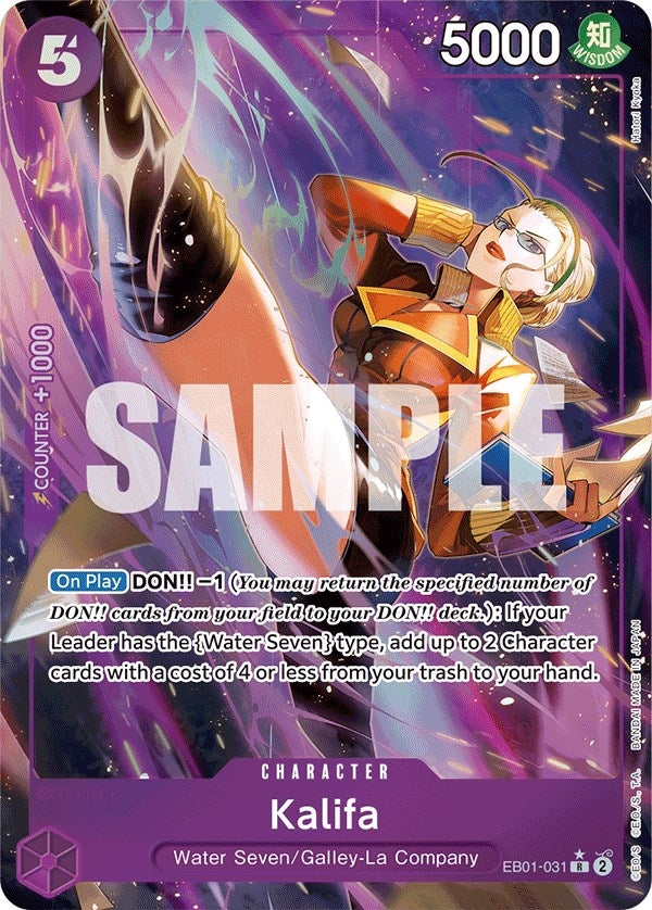 Image for Kalifa (Alternate Art) (EB01-031) - One Piece Card Game