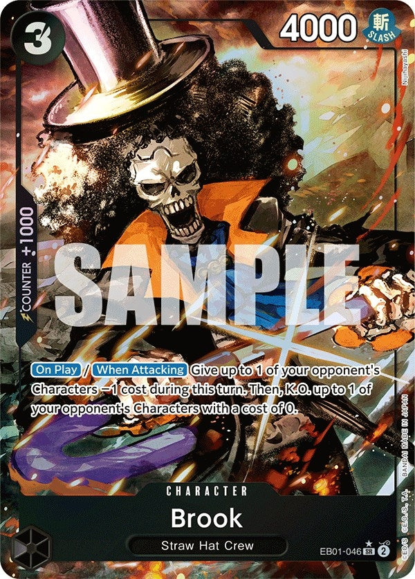 Image for Brook (046) (Alternate Art) (EB01-046) - One Piece Card Game