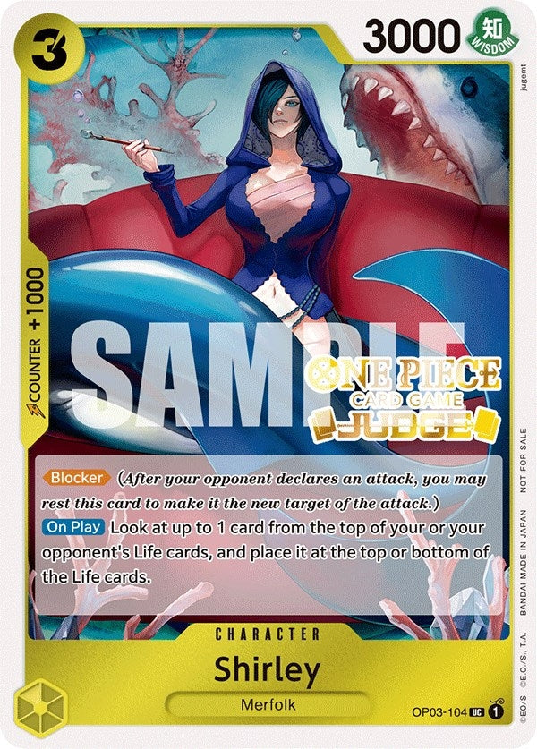 Image for Shirley (Judge Pack Vol. 3) (OP03-104) - One Piece Card Game