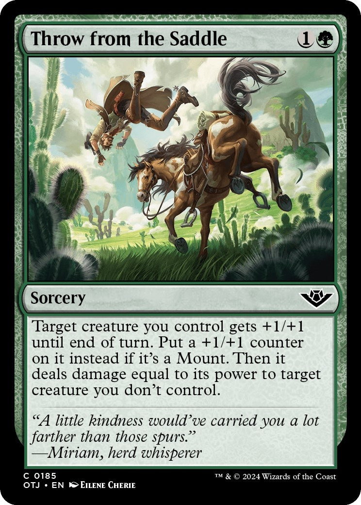 Throw from the Saddle (185)