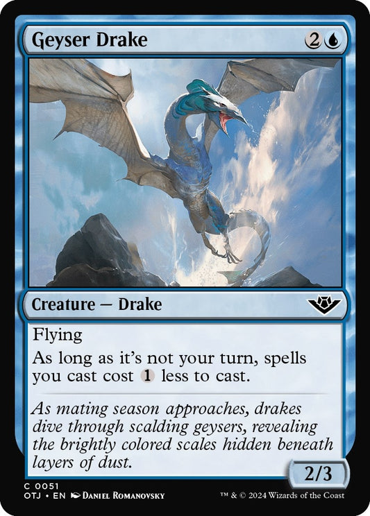 Image for Geyser Drake (51) - Magic: The Gathering