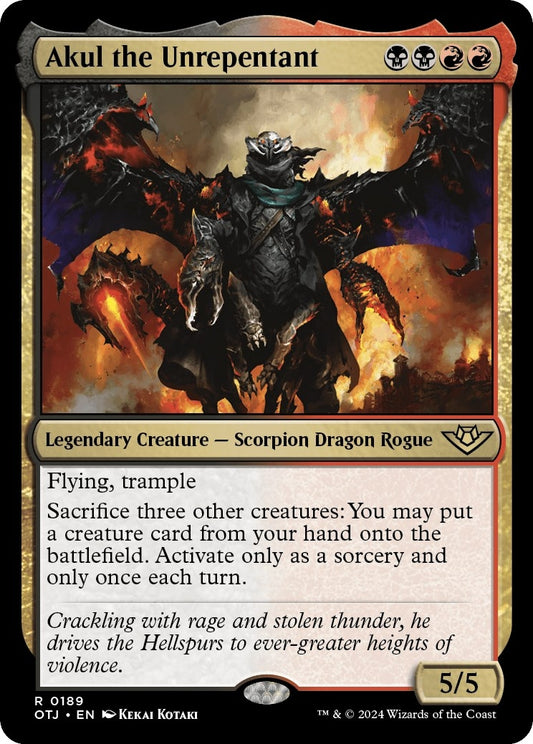 Image for Akul the Unrepentant (189) - Magic: The Gathering