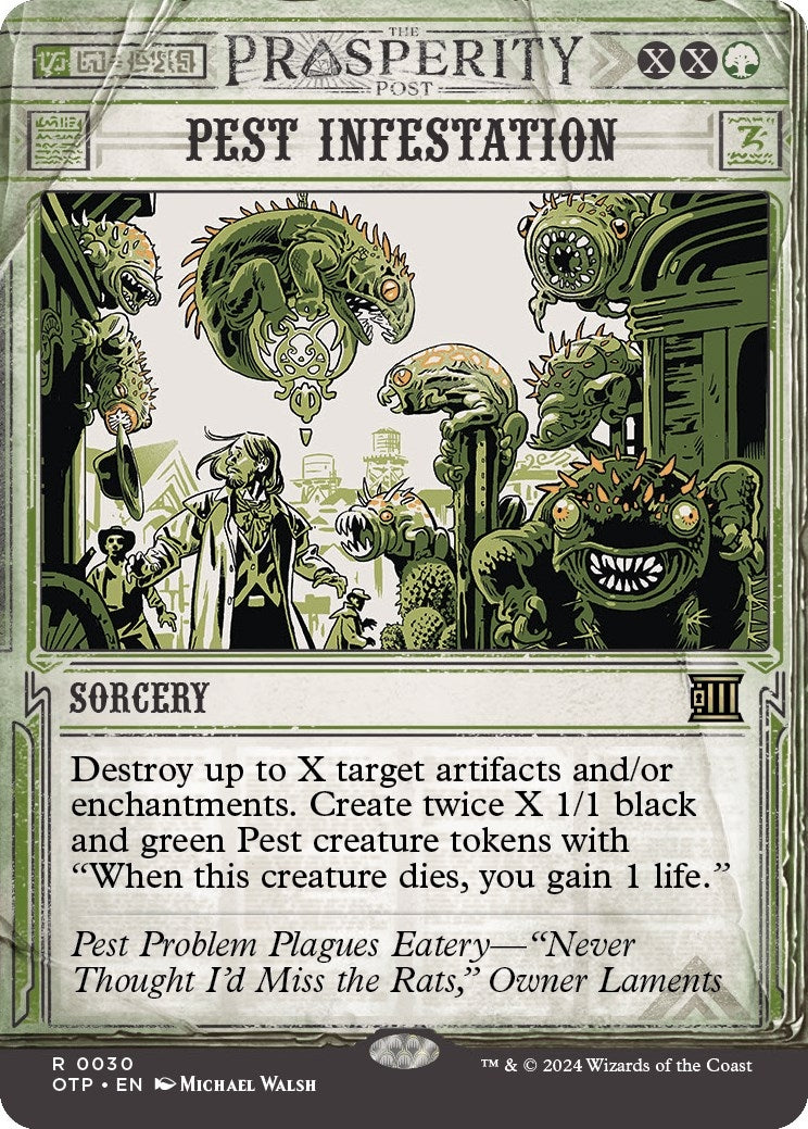 Image for Pest Infestation (30) - Magic: The Gathering