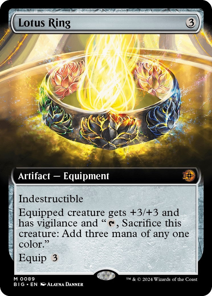 Image for Lotus Ring (Extended Art) (89) - Magic: The Gathering