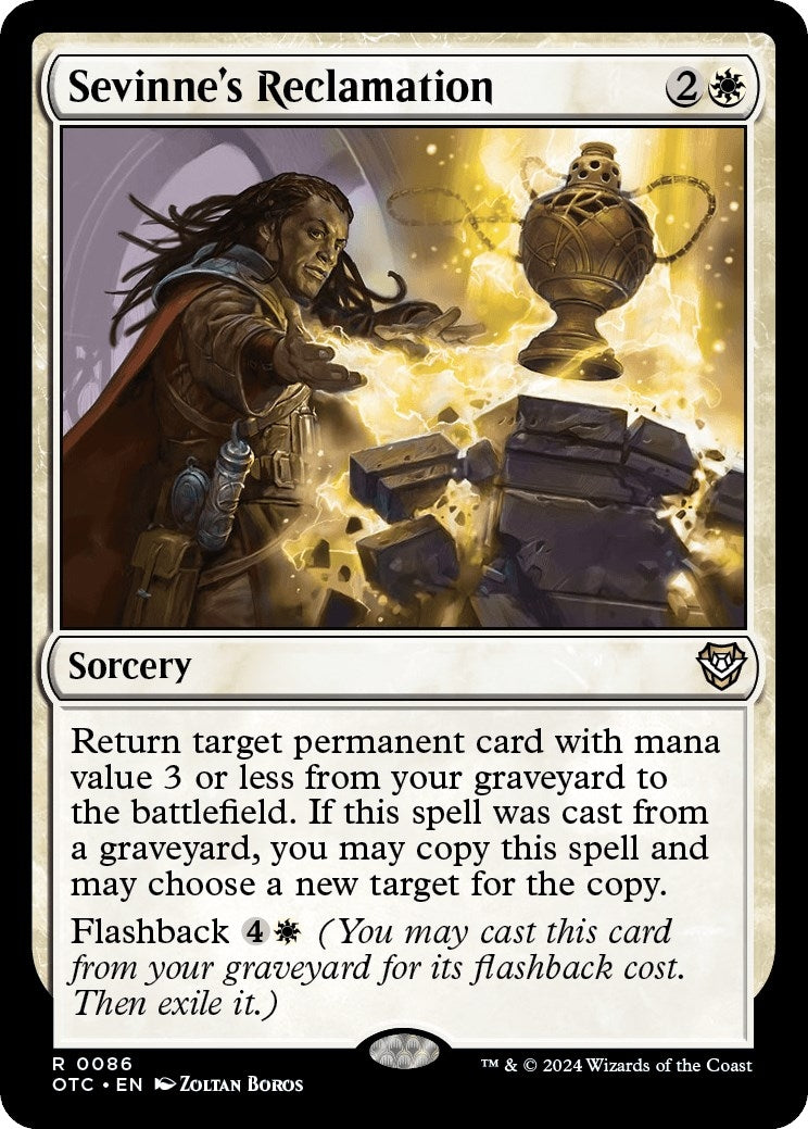 Image for Sevinne's Reclamation (86) - Magic: The Gathering