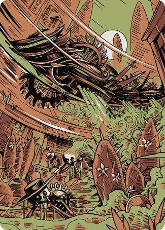 Image for Contagion Engine Art Card (50) - Magic: The Gathering