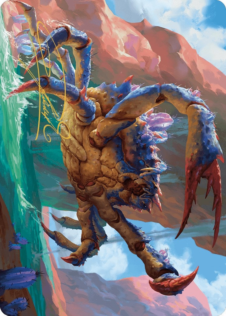 Image for Canyon Crab Art Card (Gold-Stamped Signature) (4) - Magic: The Gathering
