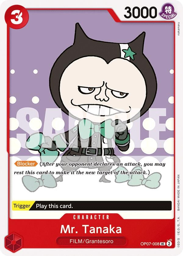 Image for Mr. Tanaka (OP07-008) - One Piece Card Game
