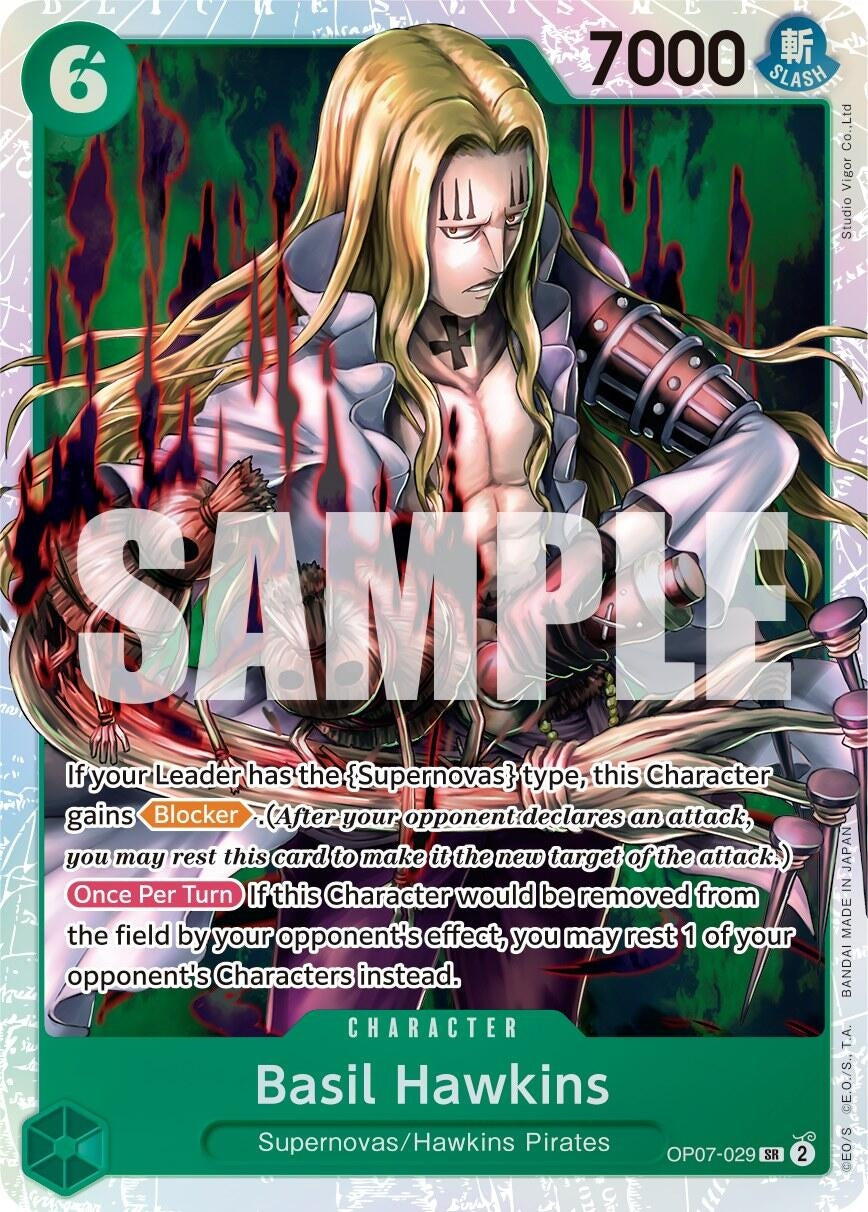 Image for Basil Hawkins (OP07-029) - One Piece Card Game